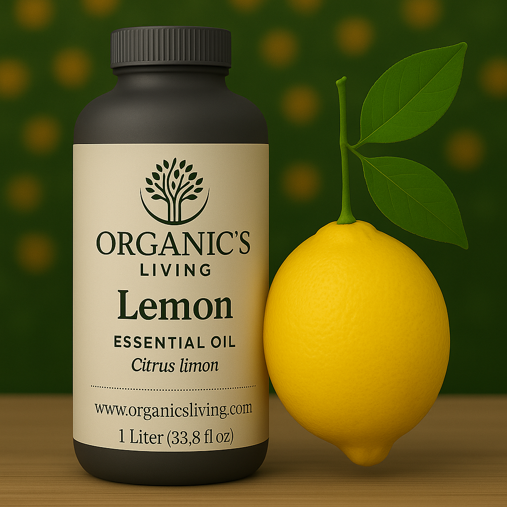 Pure Lemon Oil for Skin and Aromatherapy