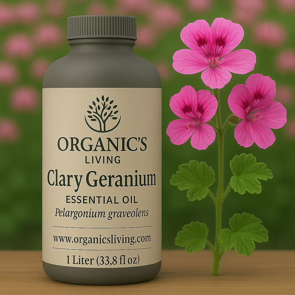Natural Geranium Essential Oil for Aromatherapy and Relaxation