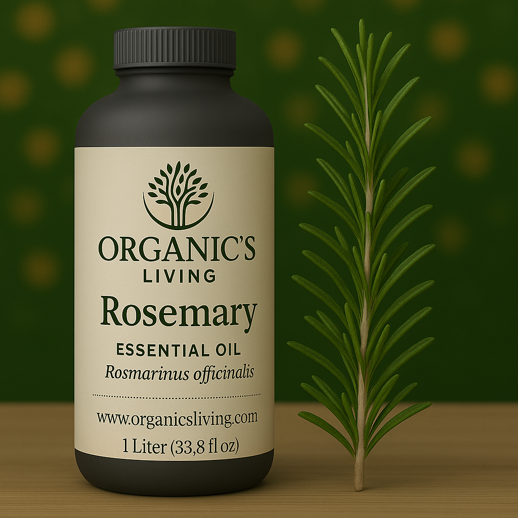 Pure Rosemary Oil for Hair Growth and Mental Focus