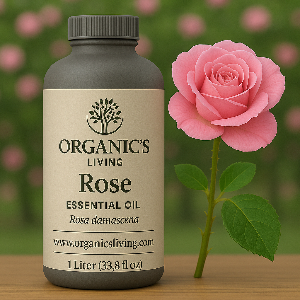 Pure Rose Oil for Glowing Skin, Hair & Aromatherapy
