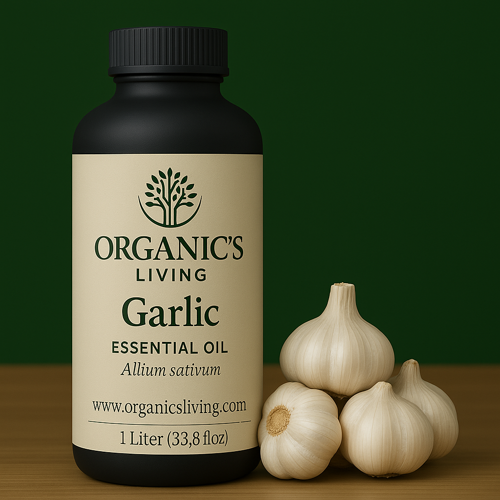 Steam Distilled Garlic Essential Oil – Organic’s Living