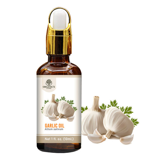 Garlic Essential Oil Bottle – Natural Remedy for Hair and Skin