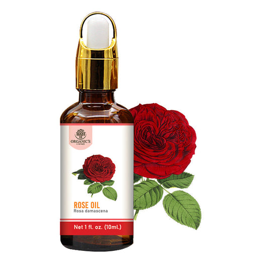 Rose Essential Oil Bottle – 100% Pure & Natural | Organic’s Living
