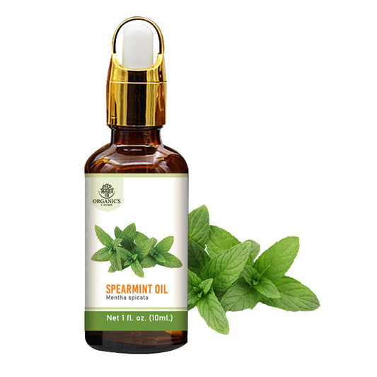 Spearmint Essential Oil Bottle – 100% Pure & Natural | Organic’s Living