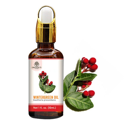 Wintergreen Essential Oil Bottle – 100% Pure & Natural | Organic’s Living
