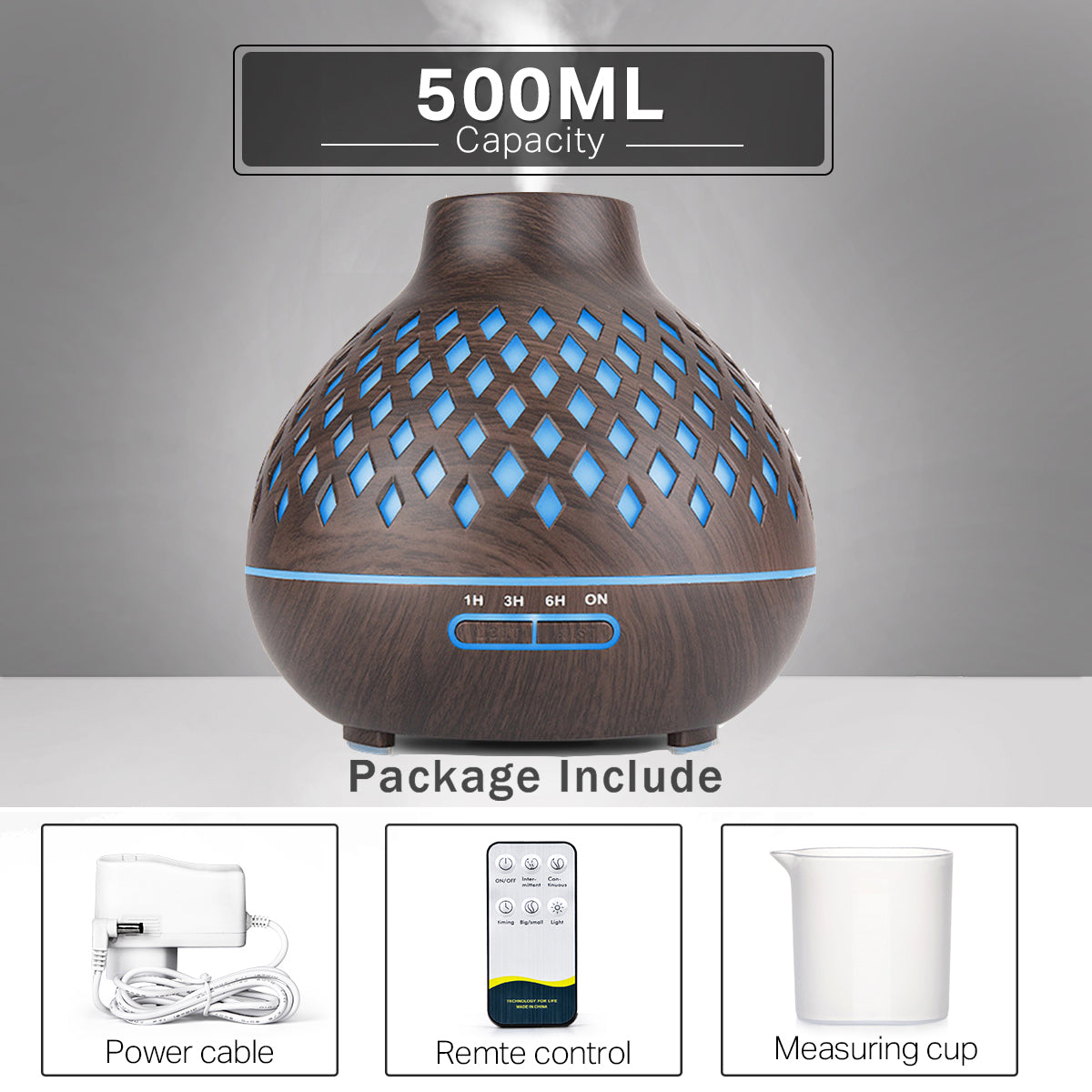 Essential Oil Diffusers with Remote Control-7 Light Colors